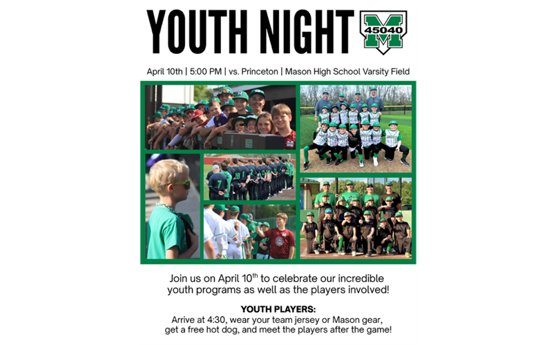 Youth Night with Mason Comets Baseball